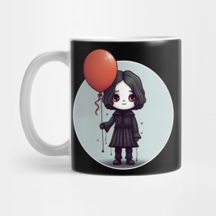 Emo Kid - Red Balloon Mug